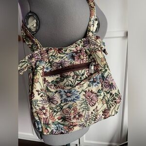 Someone’s Gramma’s purse. Vintage and floral. Kitch and retro.